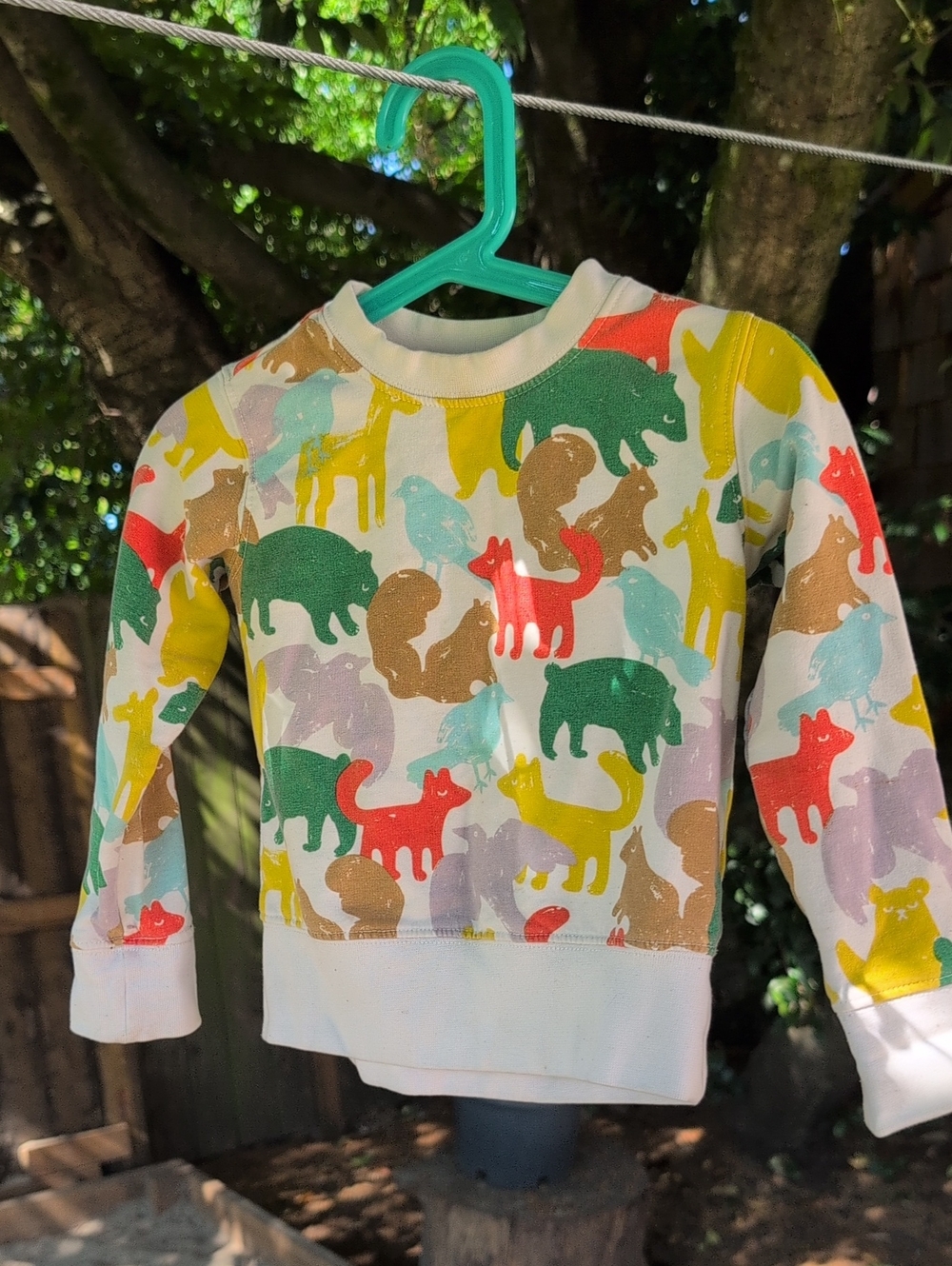 Tucker + Tate Bright Animal Print Sweatshirt 2T